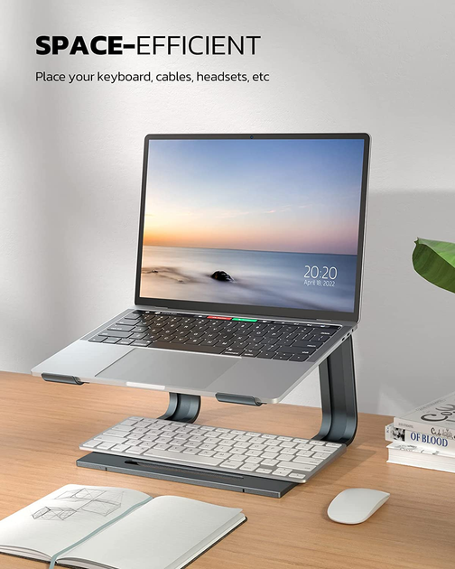 Підставка для ноутбука VHG LS13 складана Laptop Stand Portable Grey - изображение 6
