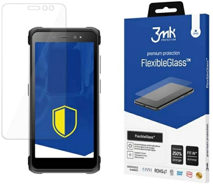 Szkło hybrydowe 3MK FlexibleGlass do MyPhone Hammer Iron 4 (5903108496667) - obraz 1