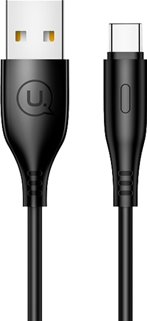 Kabel Usams U18 US-SJ267 USB - USB-C 1 m czarny (6958444962047) - obraz 1