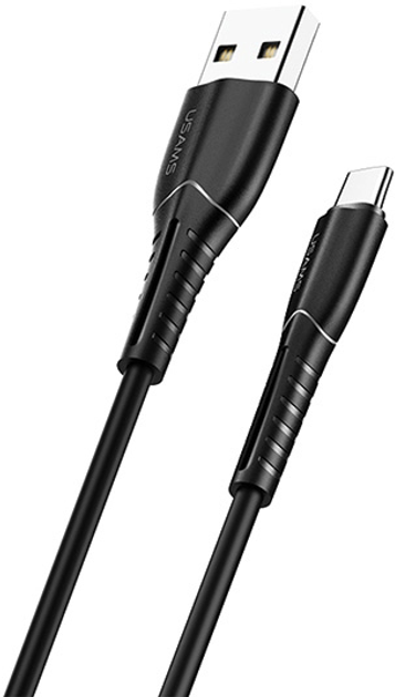 Kabel Usams U35 US-SJ366 USB - USB-C 1 m czarny (6958444981123) - obraz 1