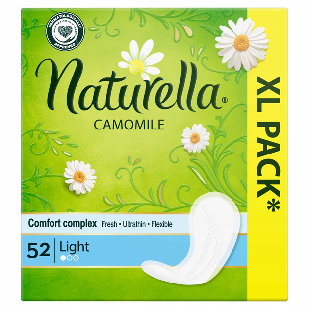 Wkładki Naturella Camomile Light 52 szt. (8001090604040) - obraz 1