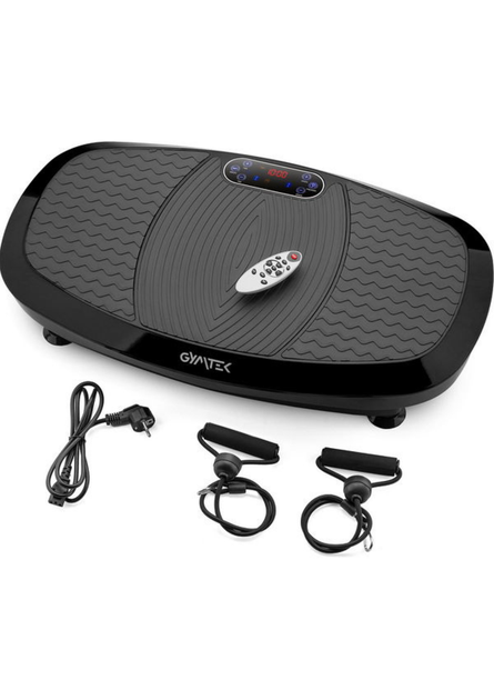 Виброплатформа 3D Gymtek XP750 Intense Black (2 мотора) до 180 кг + Эспандеры и Bluetooth - изображение 2