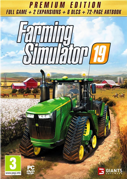 Гра PC farming simulator 19 Преміум (Електронний ключ) (4064635100050) - зображення 1