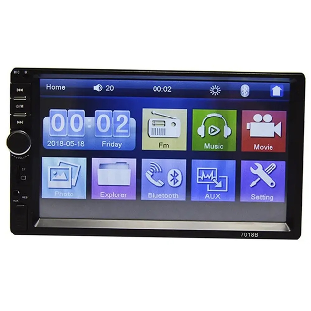 Автомагнитола 7018B сенсорная с Bluetooth 2Din 87.5 – 108 мГц – фото ...