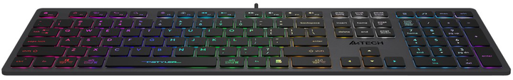 Клавіатура дротова A4Tech FX60H USB Grey Neon backlit (A4TKLA47126) - зображення 5