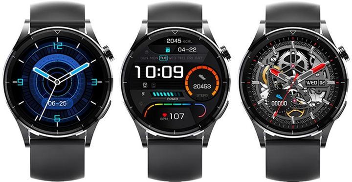 Smartwatch Tracer T-Watch SM7 GP+ Line Black (TRAFON47132) - obraz 4