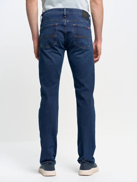 Jeansy slim fit męskie Big Star 110263 401 W34L32 Niebieskie (5901437838219) - obraz 2
