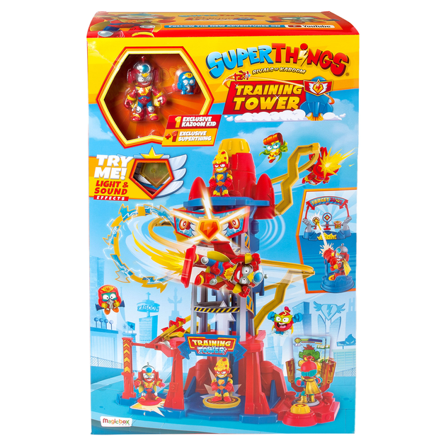 Zestaw gier Magic Box Wieża Treningowa Super Things Seria 8 z figurkami 1 szt (8431618016602) - obraz 1