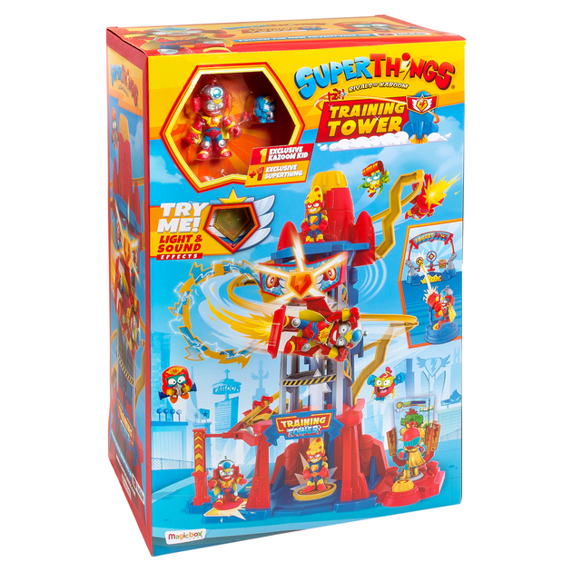 Zestaw gier Magic Box Wieża Treningowa Super Things Seria 8 z figurkami 1 szt (8431618016602) - obraz 2