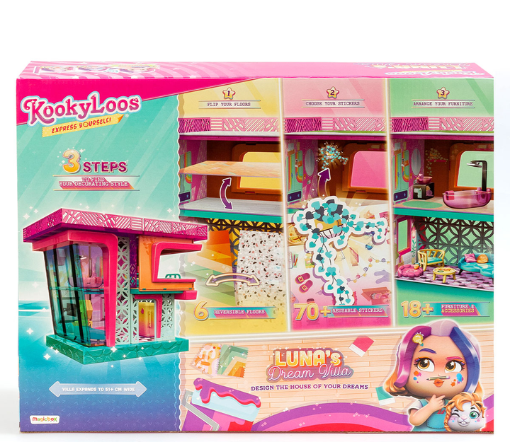 Zestaw gier Magic Box Domek Luna Dream Villa z figurką Luny 1 szt (8431618018521) - obraz 1