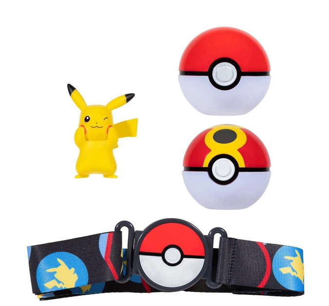 Zestaw gier Jazwares Pas Clip 'N' Go Pokemon z figurką Pikachu 1 szt (191726426332) - obraz 4