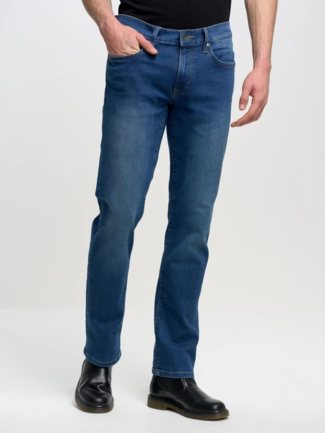 Jeansy slim fit męskie Big Star Terry 499 W40-L30 Niebieskie (5901437950973) - obraz 1