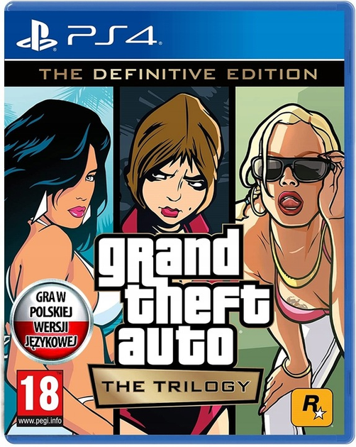 Гра PS4 Grand theft auto: the trilogy - the definitive edition (Blu-ray диск) (5026555430944) - зображення 1