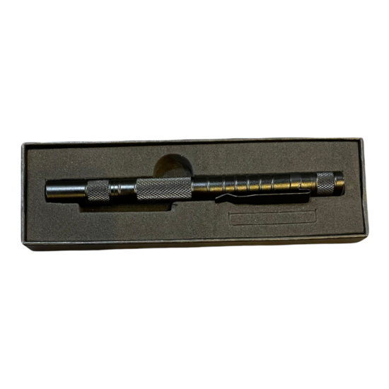 Мультитул у вигляді ручки з ножем 5 предметів RovTop чорний - зображення 2
