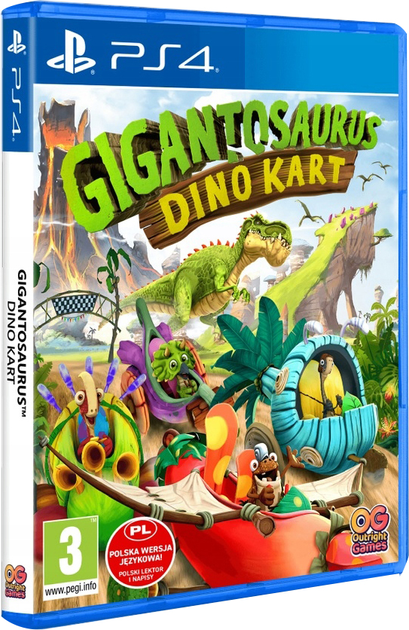 Gra na PS4 Ginantosaurus (gigantozaur): Dino Kart (płyta Blu-ray) (5060528039116) - obraz 2