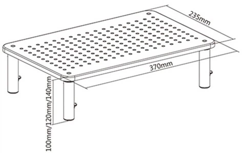 Столик для ноутбука/монітора Gembird MS-TABLE-01 Black (MS-TABLE-01) - зображення 3