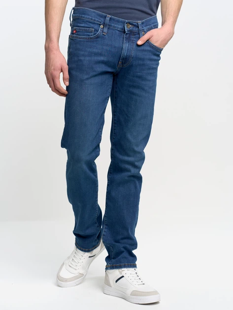 Jeansy slim fit męskie Big Star Terry 490 W38-L34 Niebieskie (5900714395353) - obraz 4