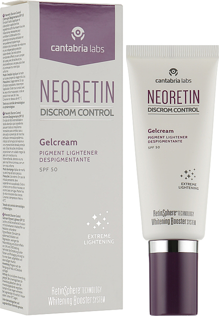 Гель для обличчя Neoretin Discrom Control Gel Cream SPF50 40 мл (8470001653499) - зображення 1
