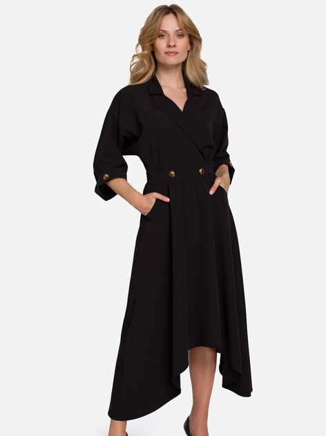 Сукня жіноча Makover K086 XL Чорна (5903068496752) - зображення 1