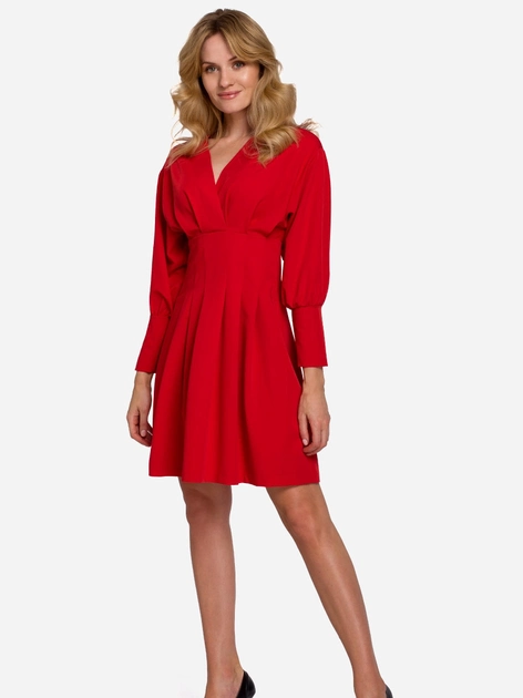 Плаття жіноче Makover K087 S Червоне (5903068496998) - зображення 1