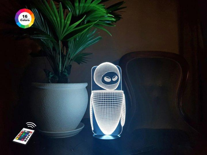 Ночник-светильник 3D "Ева" 3DTOYSLAMP 27х11 см 000262412 – фото, отзывы ...