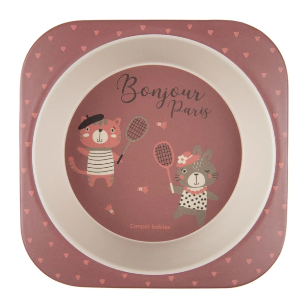 Набор посуды 5 эл. BONJOUR PARIS Canpol babies Красный (5901691852570) - Фото 10 Набор посуды 5 эл. BONJOUR PARIS Canpol babies Красный (5901691852570) - изображение 10
