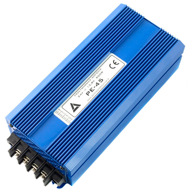 Автомобільний інвертор AZO Digital PE-45 500W 24-13.8 V DC-DC (5905279203297) - зображення 1