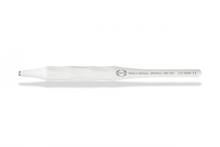 Ручка для зеркала HAHNENKRATT из ERGOform 134°C из стеклопластика,белая. - изображение 1
