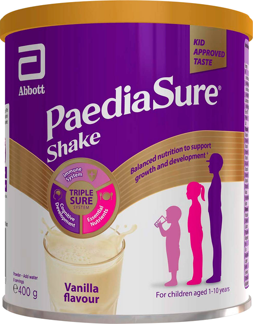 Сухая молочная смесь PaediaSure Shake ваниль 400 г (8886451056016 ...