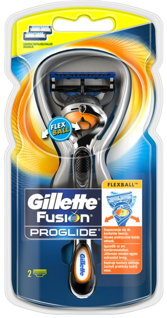Maszynka do golenia Gillette Fusion5 ProGlide Flex Ball z 2 wymiennymi wkładami (7702018390816) - obraz 1