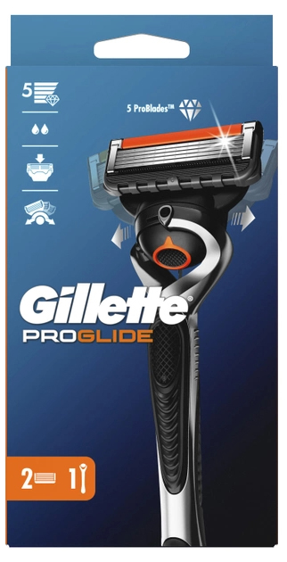 Станок для гоління Gillette Fusion5 ProGlide Flex Ball з 2 змінними картриджами (7702018390816) - зображення 3