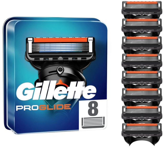Wymienne wkłady do golarki Gillette Fusion5 ProGlide 8 szt (77020180855454) - obraz 1