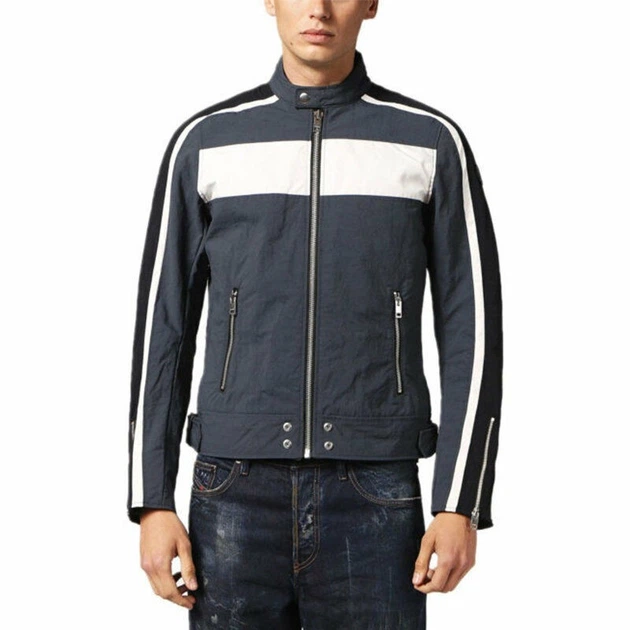 Куртка Diesel J-Street Giacca L Графіт/Белый - Фото 1 Куртка Diesel J-Street Giacca L Графіт/Белый - изображение 1