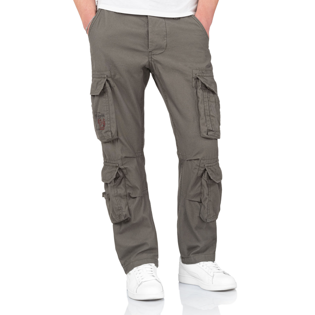 Брюки Surplus Raw Vintage SURPLUS AIRBORNE TROUSERS SLIMMY Olive L (05-3603-01) - изображение 1