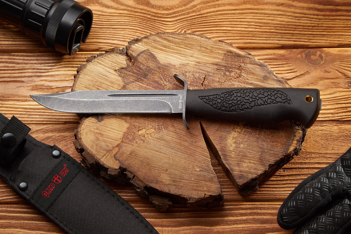 Нож охотничий финка с удлиненным лезвием и гардой GW 024UBQ - изображение 2