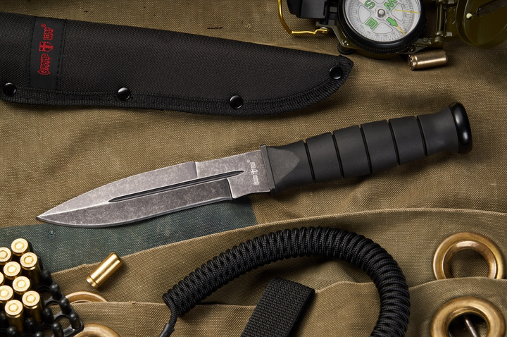 Охотничий Нож с Фиксированным Клинком Антибликовый 2791UBQ Высокопрочная сталь 440C - изображение 1