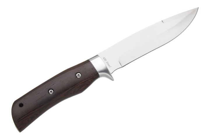 Нож Охотничий с широким клинком в кожаном чехле FB 1883 - изображение 2