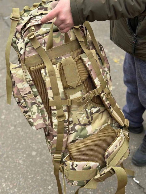 Тактичний рюкзак 85л. мультикам - зображення 2