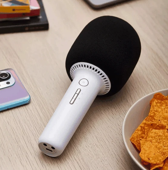 Караоке-мікрофон Xiaomi YHEMI Karaoke Microphone 2 White (YMMKF005) - Фото 4 Караоке-мікрофон Xiaomi YHEMI Karaoke Microphone 2 White (YMMKF005) - зображення 4