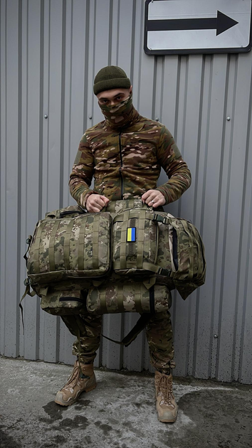 Тактический рюкзак 'FIELD' зеленый камуфляж 160 л. - изображение 2