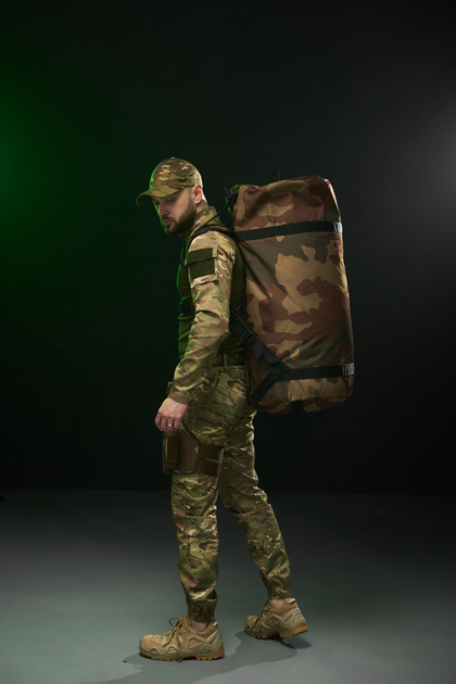 Армійський рюкзак Баул камуфляж 100 л. - зображення 1