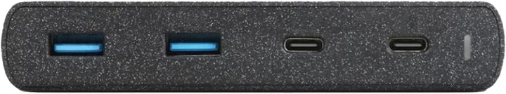 Мережевий зарядний пристрій UNIQ HUB Surge 90 W 2 USB Quick Charge 3.0 2 USB-C PD 3.0 Black (8886463668108) - зображення 2