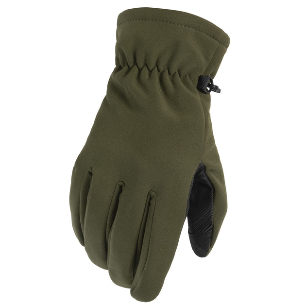 Армейские Зимние Тактические Перчатки военные Mil-Tec Softshell Thinsulate Оливковые M - изображение 2