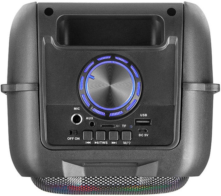 Głośnik przenośny Tracer Tower LED TWS Bluetooth black (TRAGLO46925) - obraz 4
