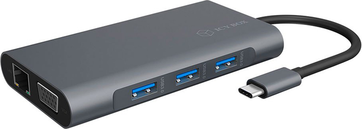 Stacja dokująca Icy Box USB Type-C z dwoma interfejsami wideo (IB-DK4040-CPD) - obraz 4