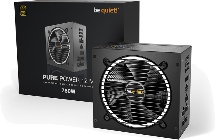 Блок живлення be quiet! PURE POWER 12 M 750W (BN343) - изображение 2