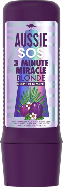 Кондиціонер для волосся Aussie 3 SOS Minute Miracle Blonde 225 мл (8001841808048) - зображення 1