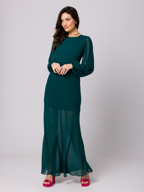 Сукня жіноча Makover K166 M Темно-зелена (5905563701195) - зображення 1