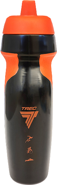 Пляшка для води Trec Nutrition Endurance PS 003 600 мл Black-Orange (5902114039721) - зображення 1