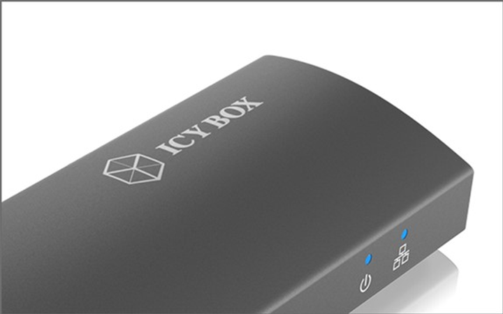USB-хаб Icy Box 3-port, USB 3.0, Ethernet (IB-HUB1406-C) - зображення 5